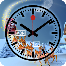 Icon image Christmas Clock Live Wallpaper