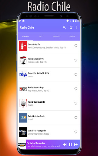 Android application Radio Chile screenshort
