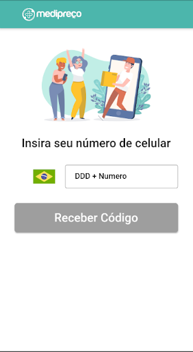 Android application MediEntrega screenshort