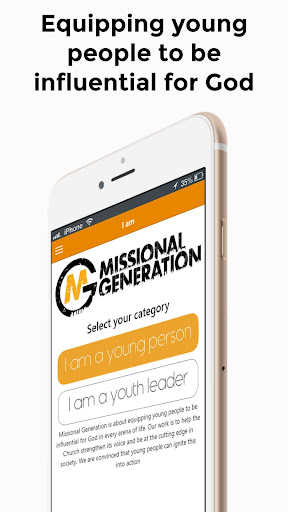 Android application Missional Generation screenshort