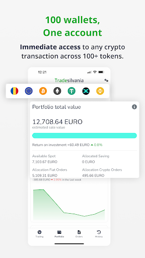 Tradesilvania Crypto Platform Screen 2