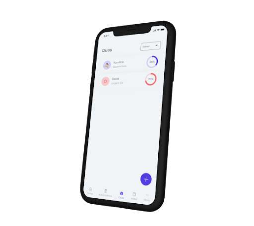 Android application Kred screenshort