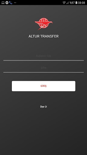 Android application Altur Transfer screenshort