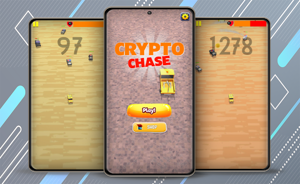 #1. Crypto Chase (Android) By: Lislal Corporation