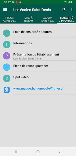 Les Ecoles Saint Denis Screen 2