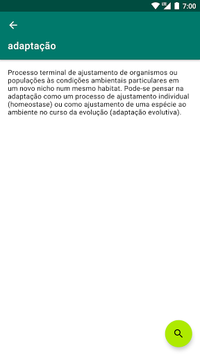 GlossáBio · Glossário de Biolo Screen 2