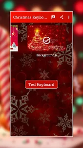 Christmas Keyboard - Red Theme