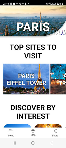 Paris.com Screen 2