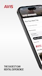 screenshot of Avis Car Hire