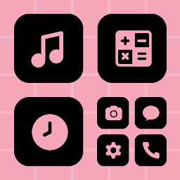 Εικόνα εικονιδίου Wow Born Pink Theme, Icon Pack