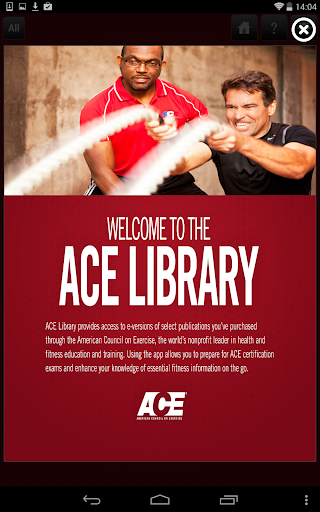 Android application ACE Library screenshort
