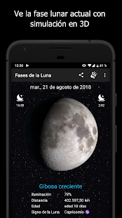 Ayın mərhələləri ekran görüntüsü