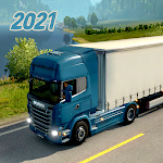 Cover Image of Télécharger Euro Truck Simulator 2021 - New Truck Driving Game 1.0 APK