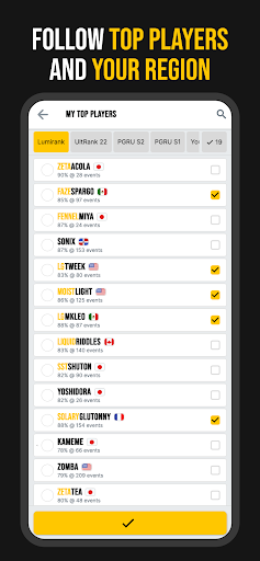 Smashers App Screen 2