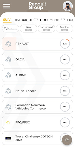 Android application R-Campus screenshort