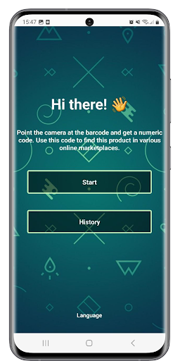 Android application Product Barcode Scanner screenshort