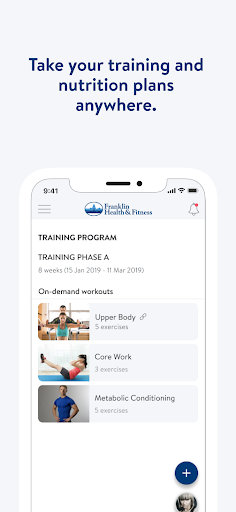 Screenshot of Franklin Health and Fitness