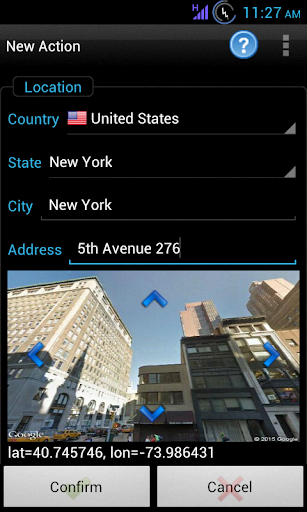Personal Finance Location Screen 2