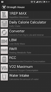 Strength House - GYM Workouts 1RM(圖4)-速報App