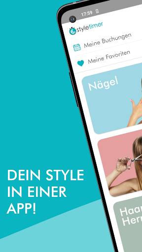 Android application styletimer - Friseur & Beauty screenshort