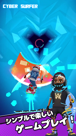 Game screenshot Cyber Surfer : リズム冒険 apk download