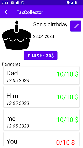 Tax Collector Screen 3