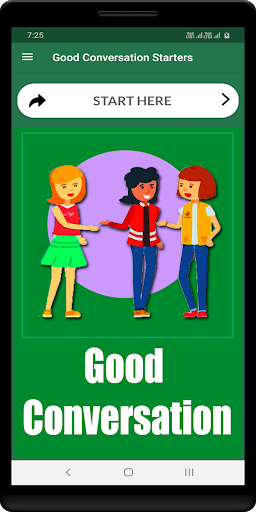 Android application Good Conversation Starters screenshort