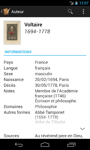 Auteurs et œuvres Screen 3