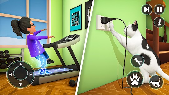 Naughty Bad Cat Vs Granny Game 3
