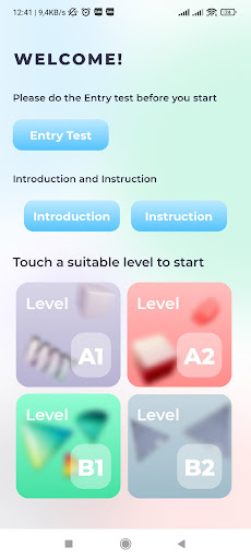 Android application HANU M-Learning screenshort