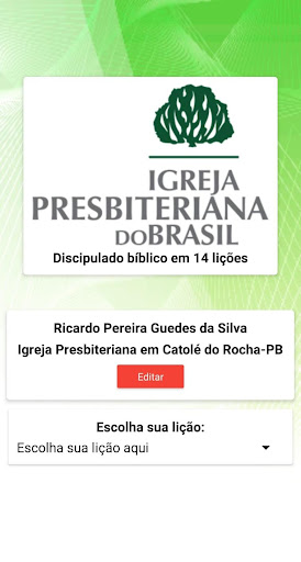 Android application Discipulado em 14 lições screenshort