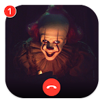 Cover Image of ดาวน์โหลด Scary Clown Pennywise Fake Chat And Video Call Lx.54.ST APK