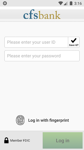 cfsbank – Business Mobile Screen 2
