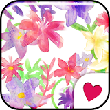 Cute wallpaper★Asian flower icon
