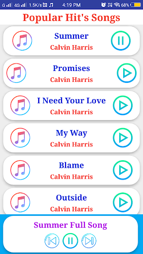 Calvin Harris All Songs