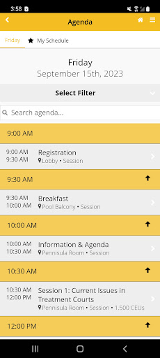 MATCP Events Screen 2