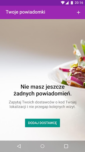 Android application Powiadomka screenshort