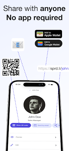 Digital Business Card Screen 2