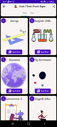 Android application Grade 7 Oromia: New Curriculum screenshort