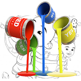 Upin and Ipin Paint icon