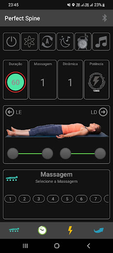 Android application Perfect Spine BTvibro screenshort
