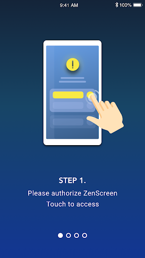 Android application ZenScreen Touch screenshort