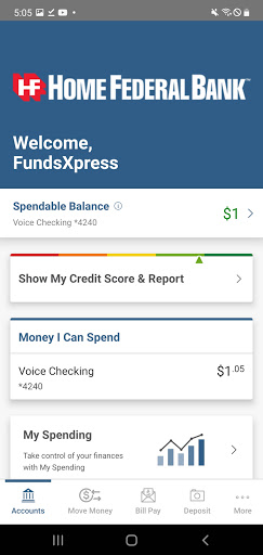 Home Federal Bank of Tennessee Screen 2