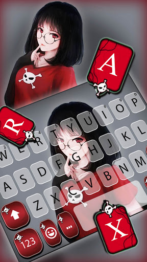 Cute Intellect Girl Keyboard B Screen 3