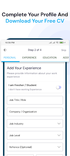 KumariJob Screen 2