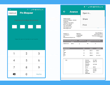 Captura de Pantalla 4 Generador de facturas simple - android