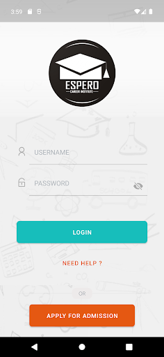 Android application Espero screenshort