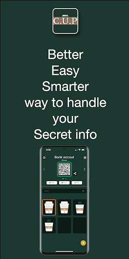 Android application C.U.P - QR Wrapped Message screenshort