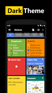 WeNote Notes Notepad Notebook Note taking app v3.97 APK (MOD, Premium Unlocked) Free For Android 8