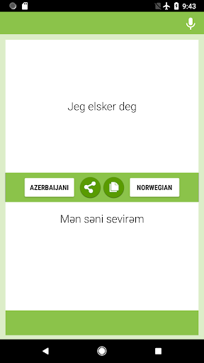 Azerbaijani-Norwegian Translat Screen 2